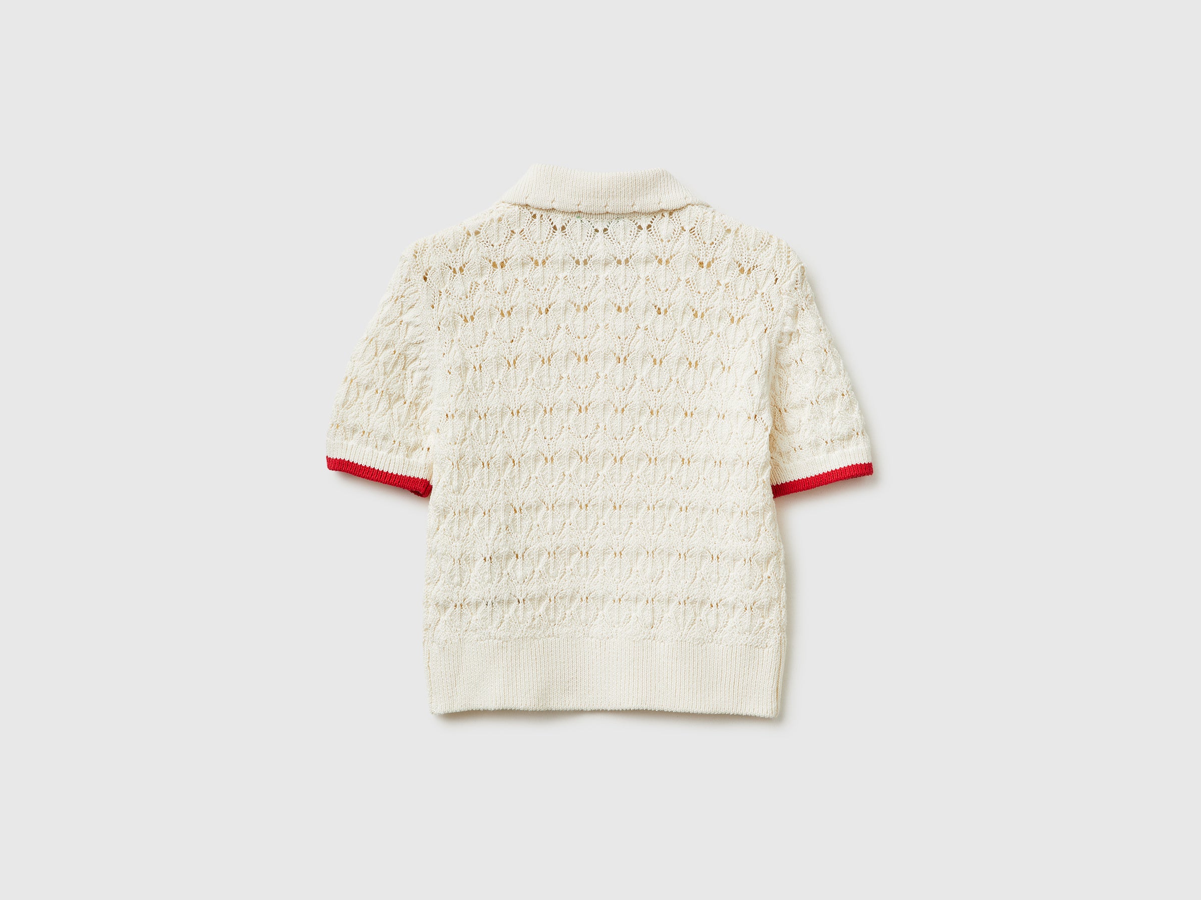 Knitted polo shirt