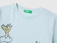 Crew neck T-shirt with print - ucb_image_DS1