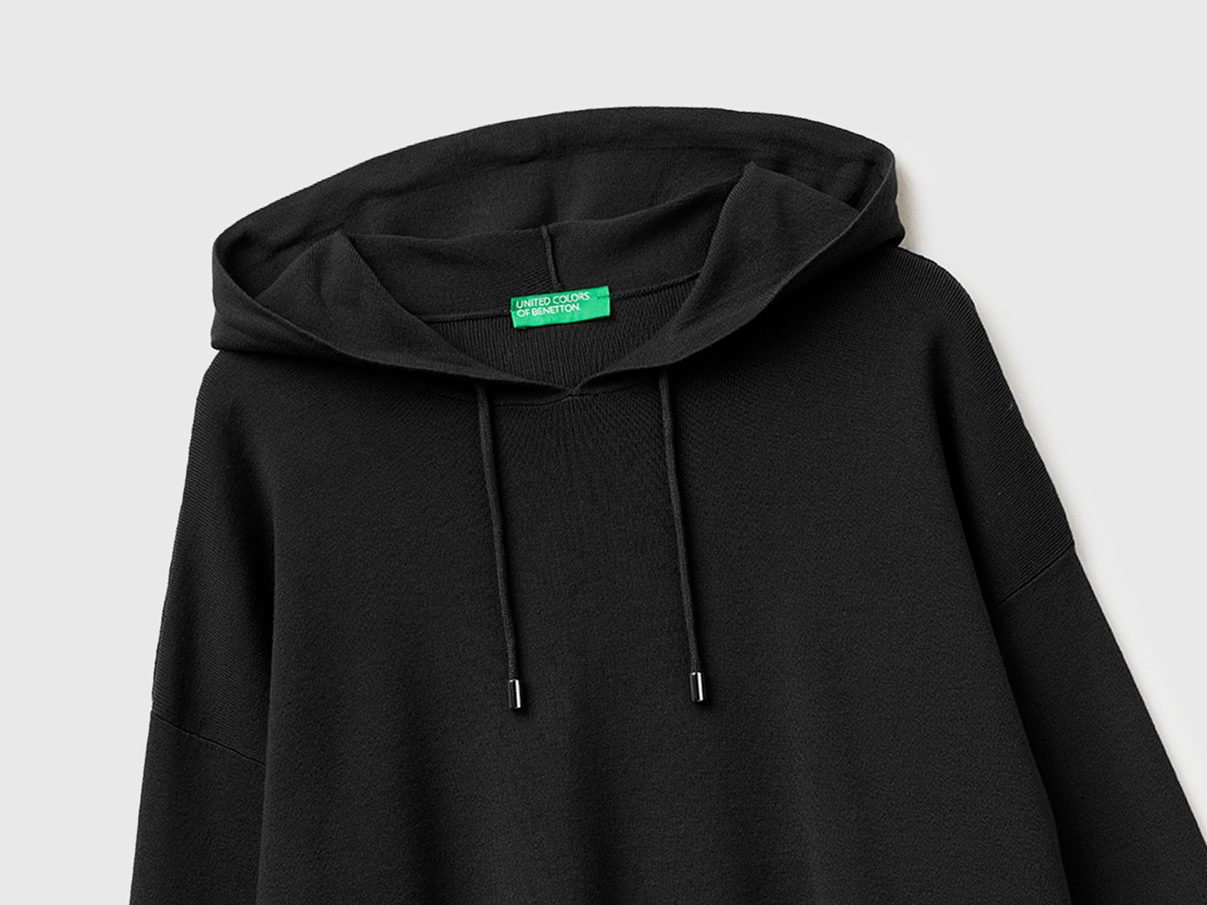 Oversized fit sweater with hood - ucb_image_DS1