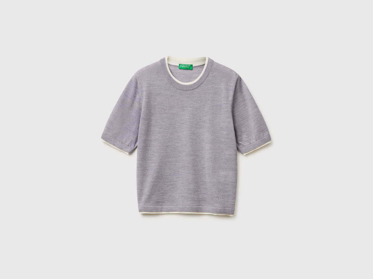 100% Merino wool short-sleeved shirt - ucb_image_FS
