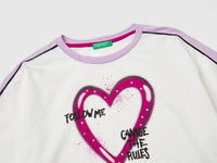 T-shirt com estampa graffiti e strass - ucb_image_DS1