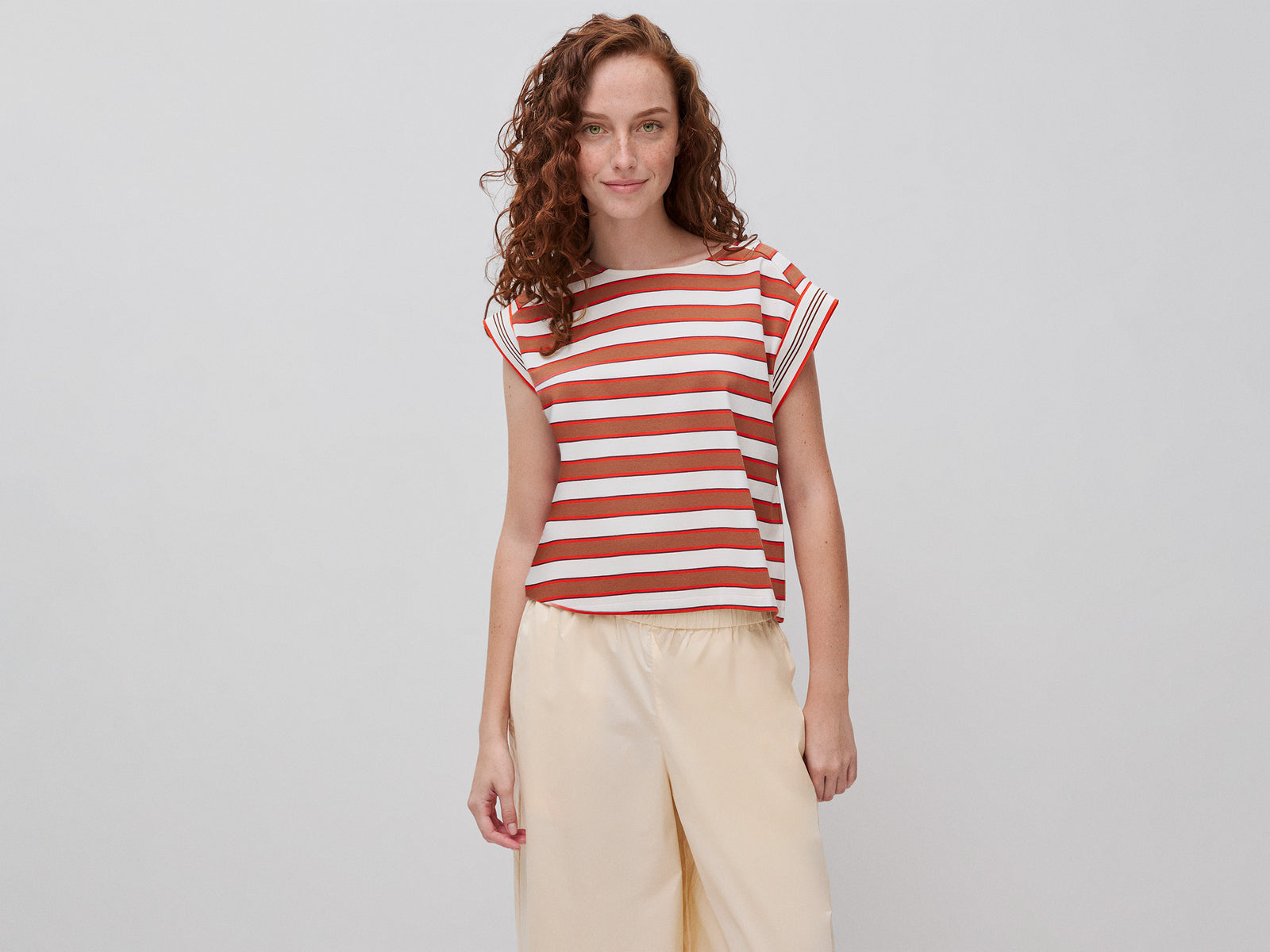 Striped sleeveless T-shirt - ucb_image_F