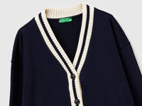 Sweatshirt cardigan with buttons - ucb_image_DS1