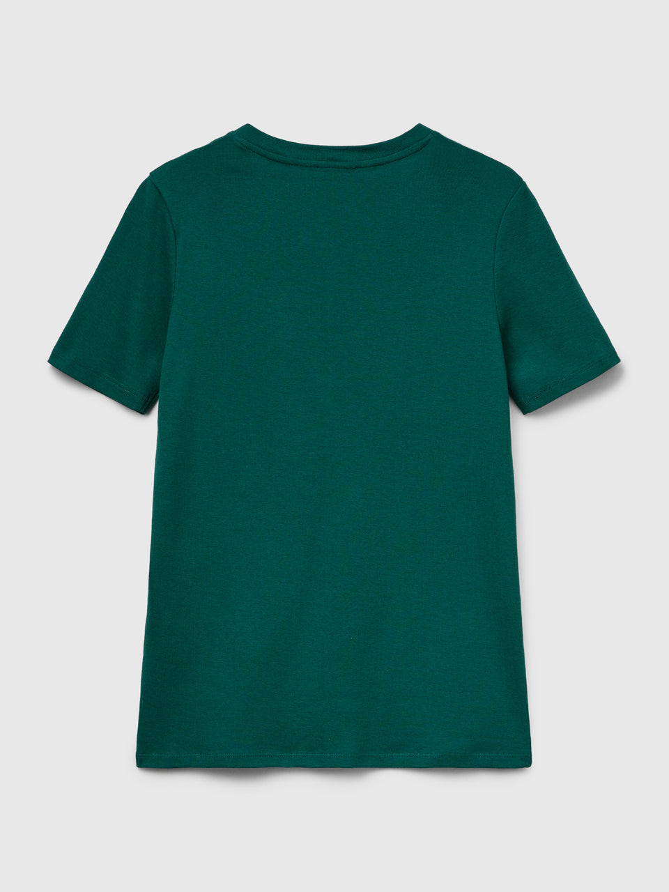 T-shirt em algodão puro com decote em V - ucb_image_BS