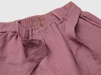 Linen blend shorts with sash - ucb_image_DS1