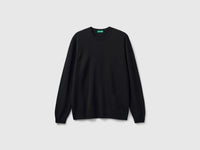 Black sweater in pure Merino wool - ucb_image_FS
