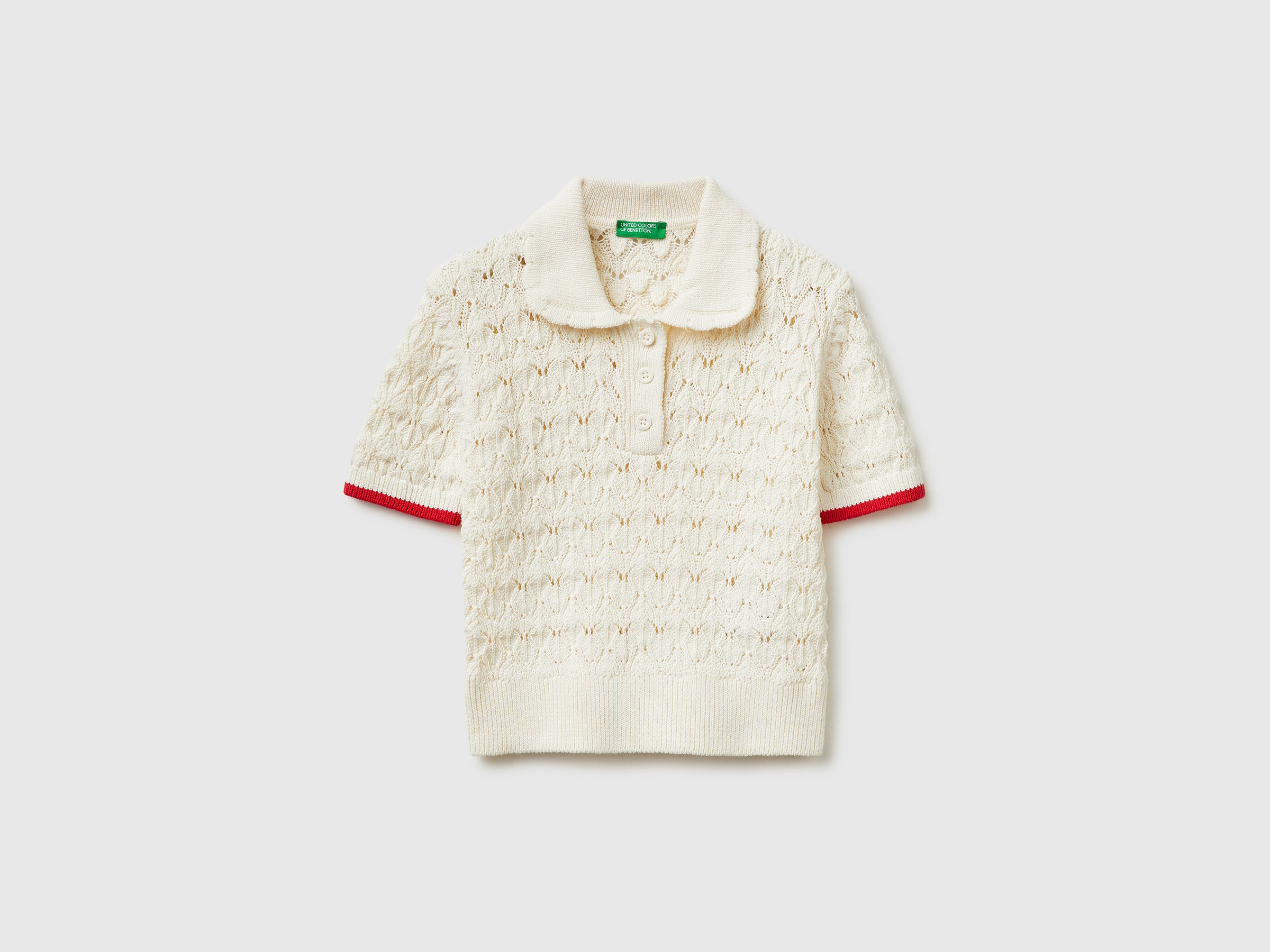 Knitted polo shirt