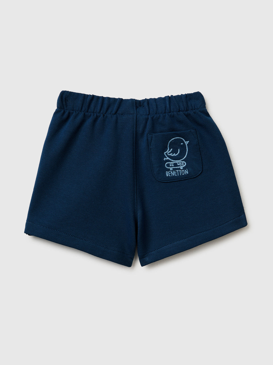 Fleece shorts with animal embroidery - ucb_image_BS