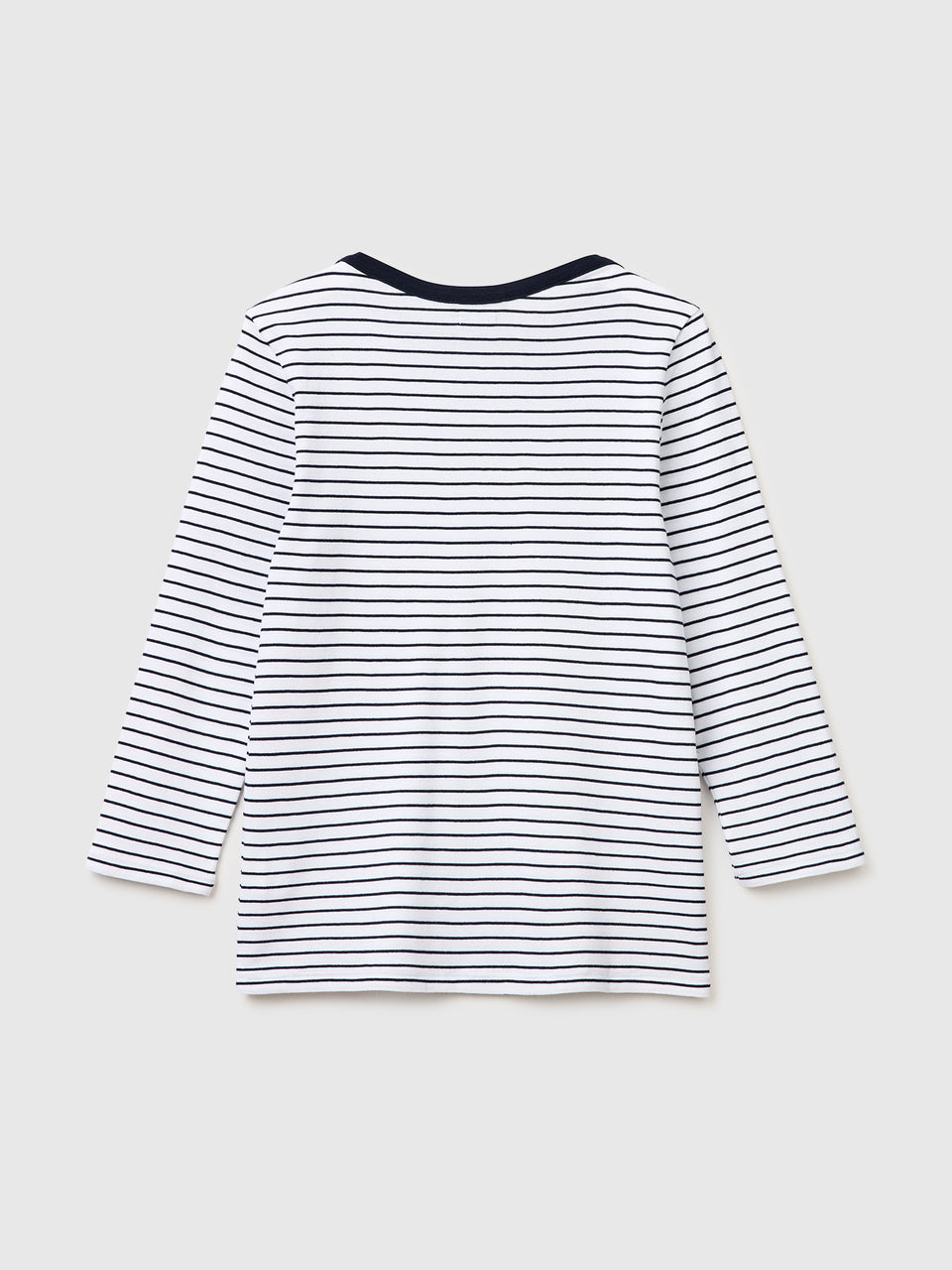 Striped t-shirt with boat neck - ucb_image_BS