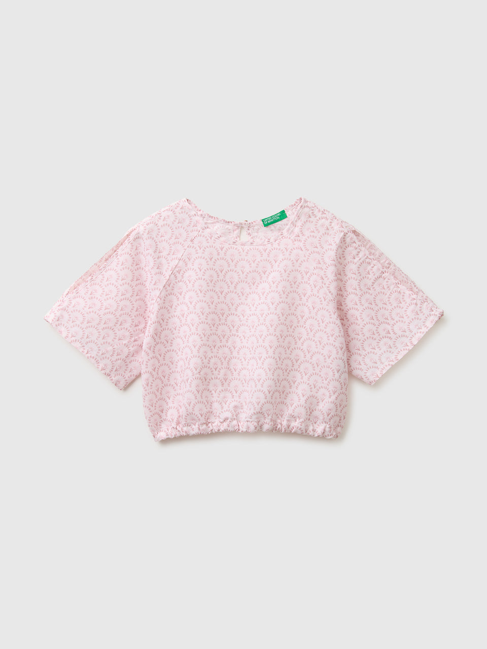 Blusa às flores em mistura de linho - ucb_image_FS