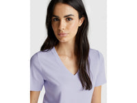 T-shirt em algodão puro com decote em V - ucb_image_FY