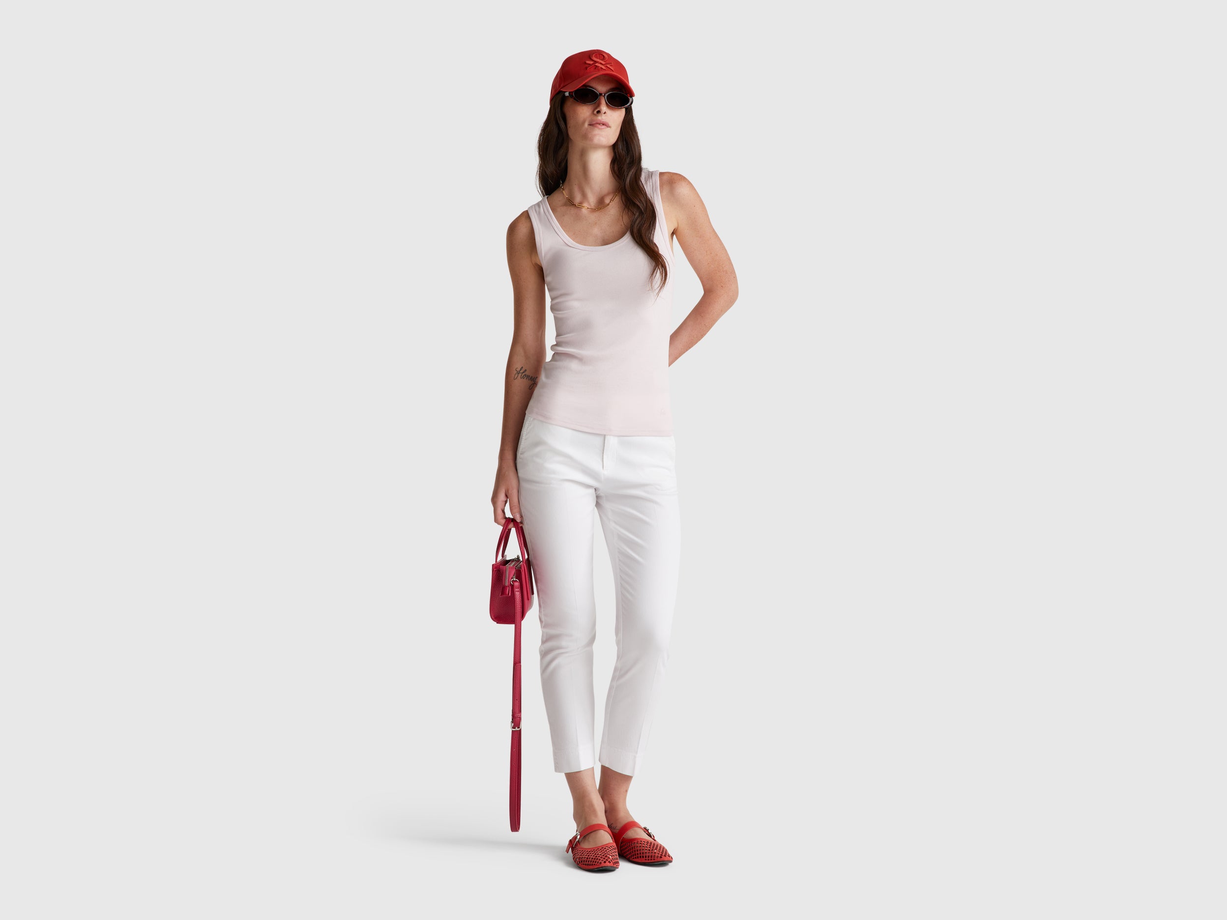 Chinos cropped em algodão stretch - ucb_image_FY