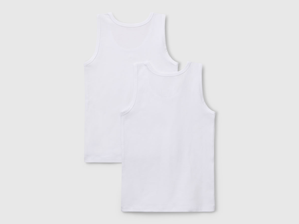 Duas t-shirts sem mangas em algodão orgânico stretch - ucb_image_BS