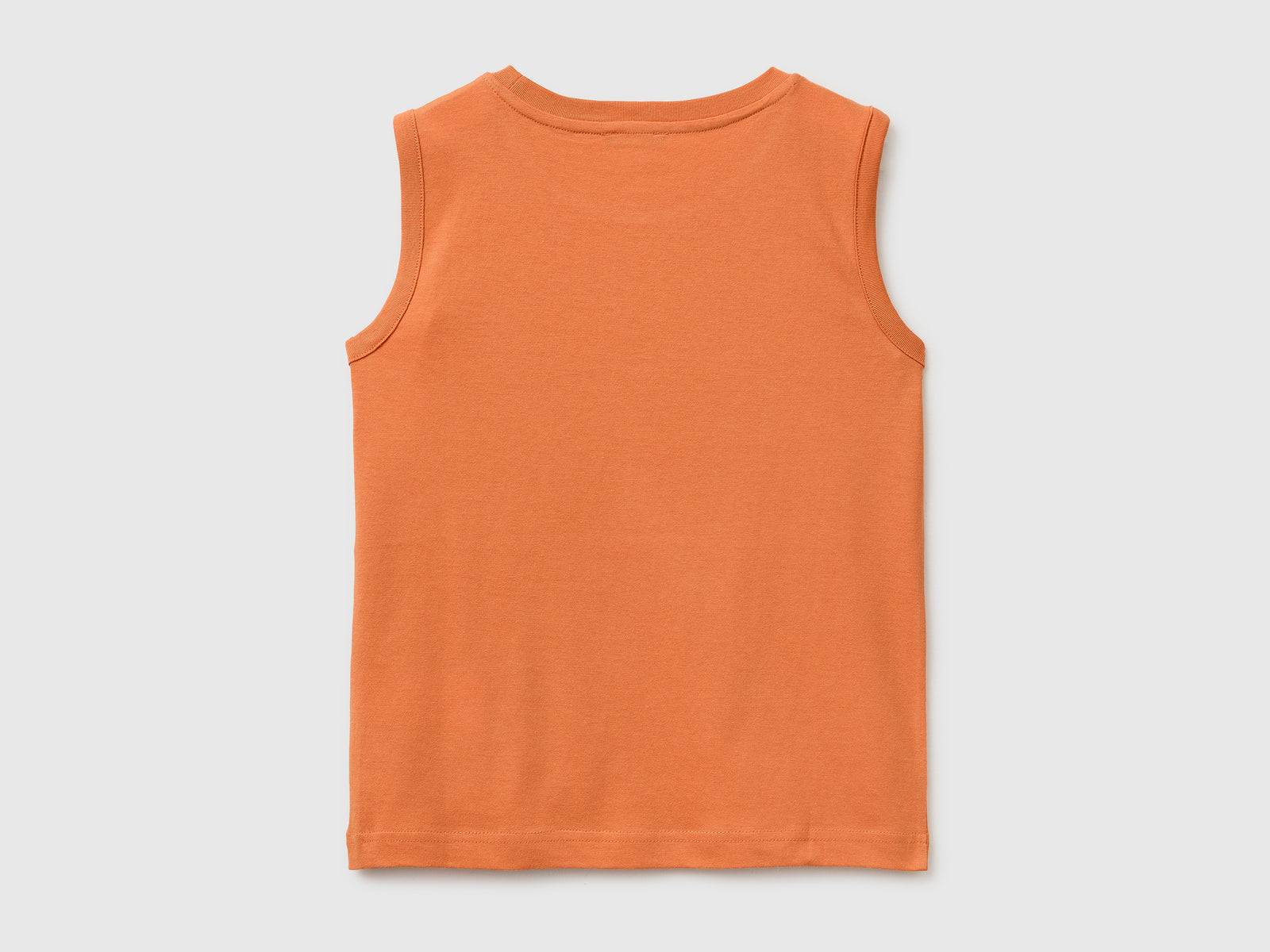 Organic cotton tank top with logo print - ucb_image_BS