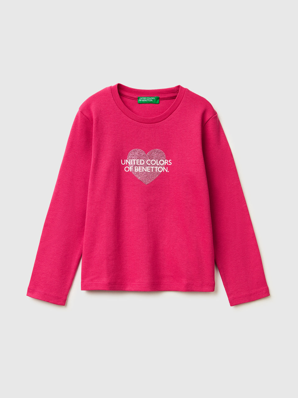 T-shirt in organic cotton with glittery logo - ucb_image_FS
