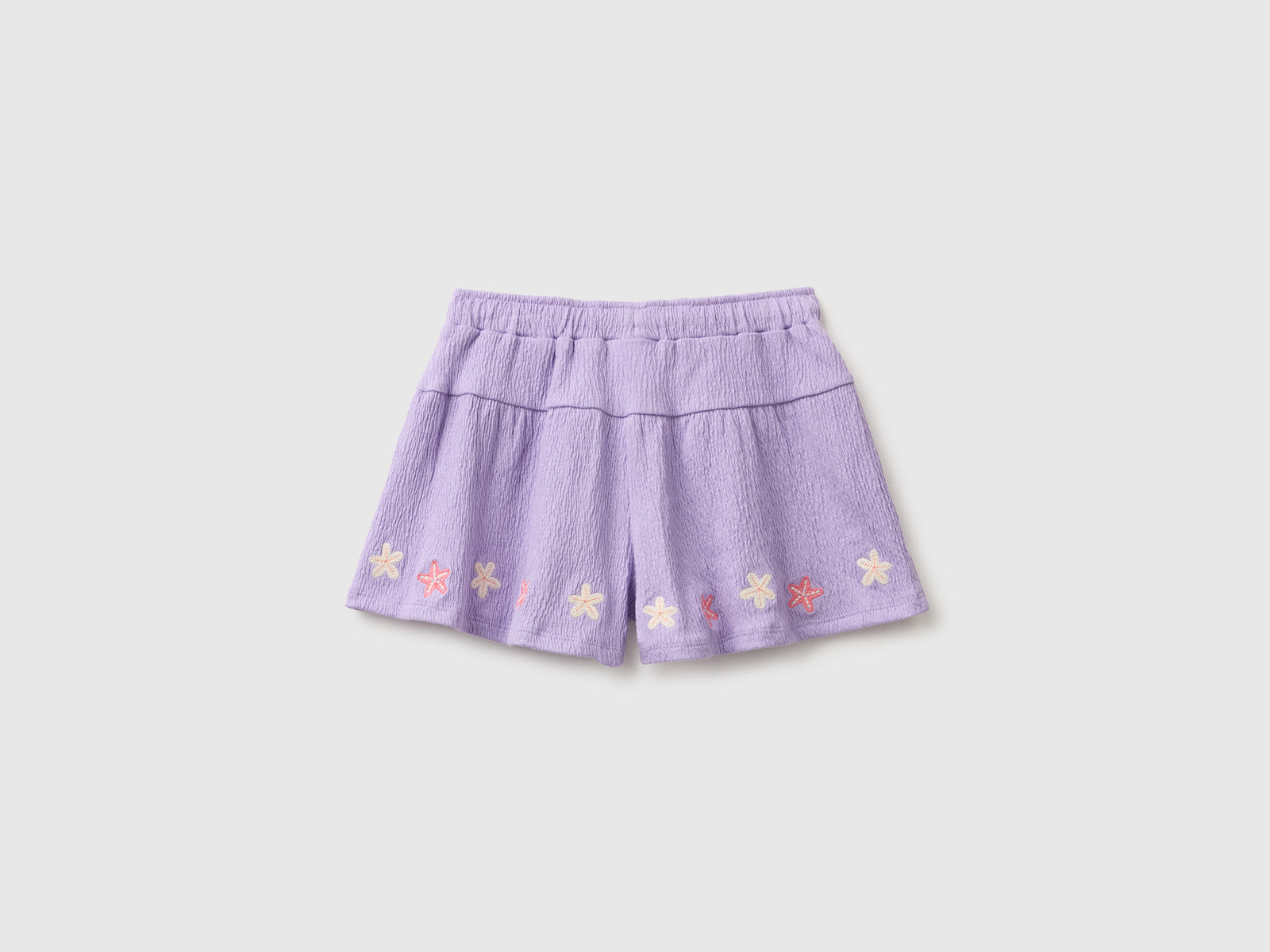 Flared shorts with embroidery - ucb_image_BS