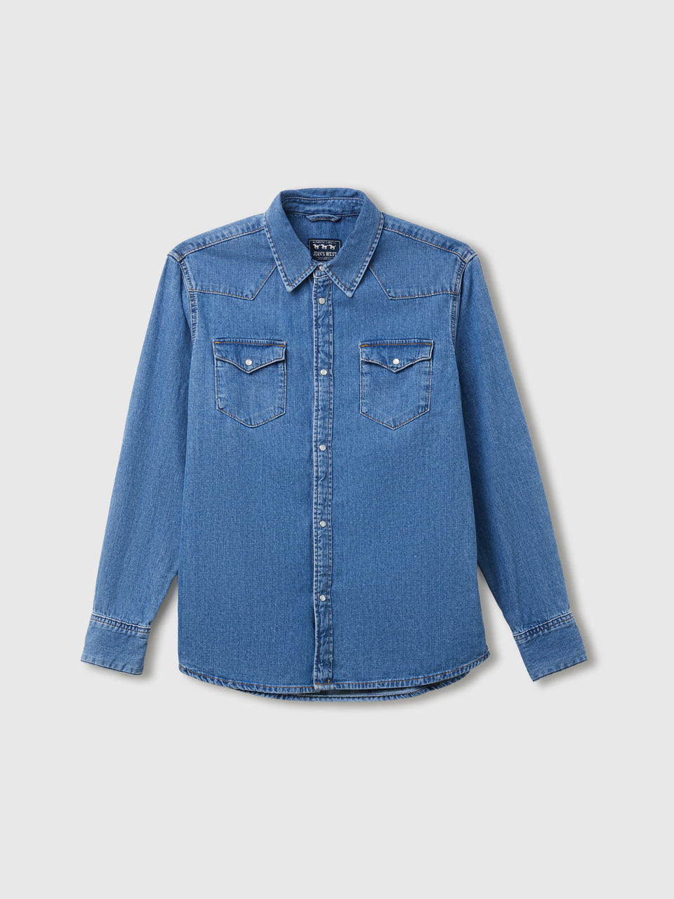Camisa western de jeans claro - ucb_image_FS
