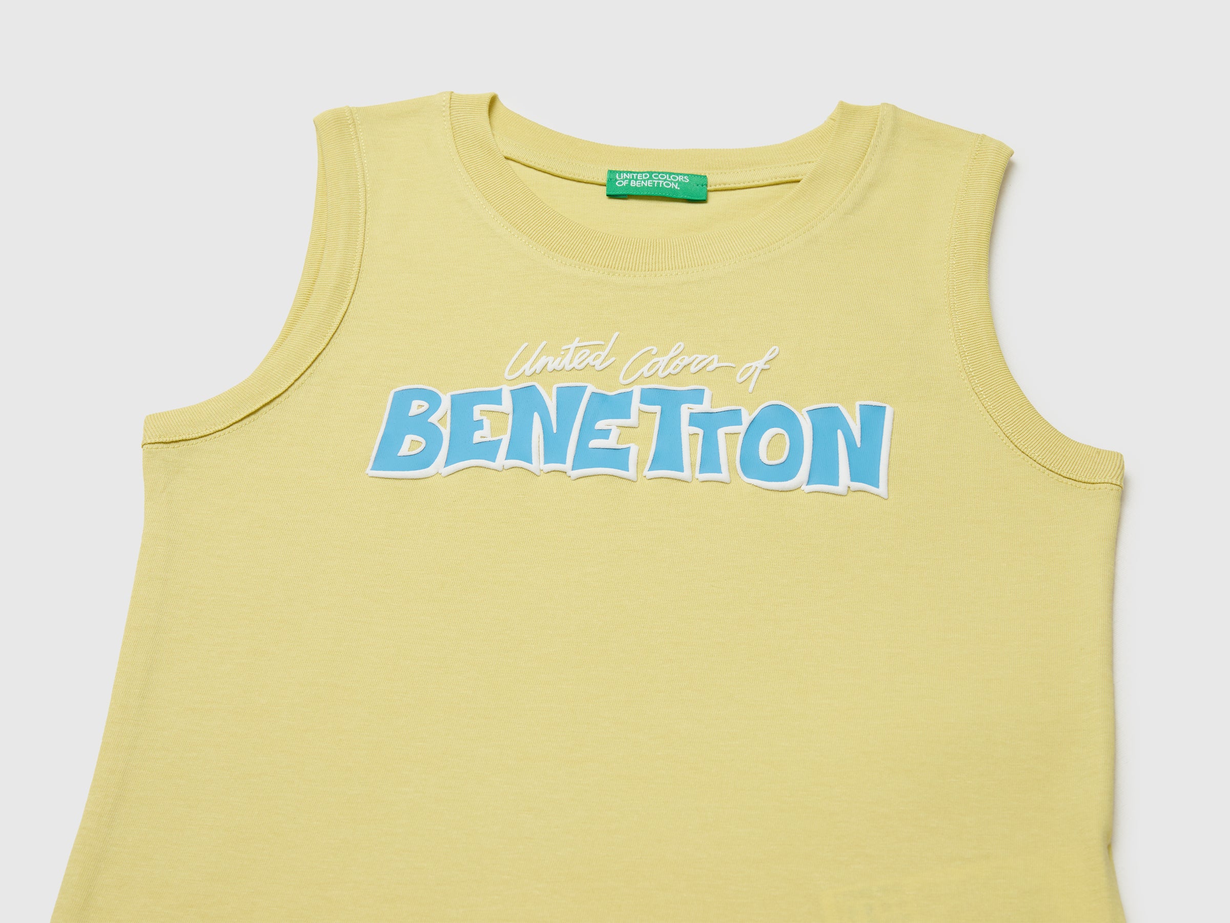 Organic cotton tank top with logo print - ucb_image_DS1