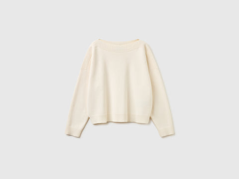 Boxy fit jacquard sweater - ucb_image_FS