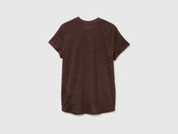 Crew neck T-shirt in pure linen - ucb_image_BS