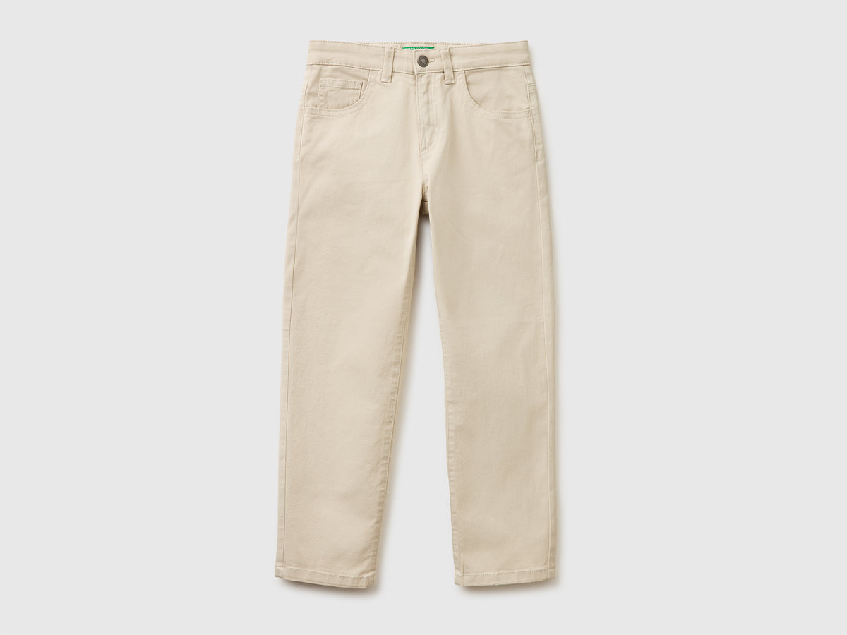 Stretch cotton trousers - ucb_image_FS
