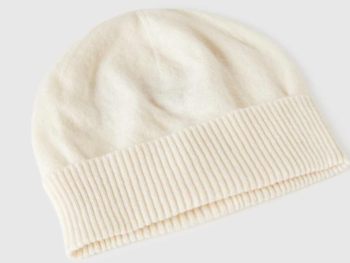 Gorro branco nata em pura lã Merino - ucb_image_DS1
