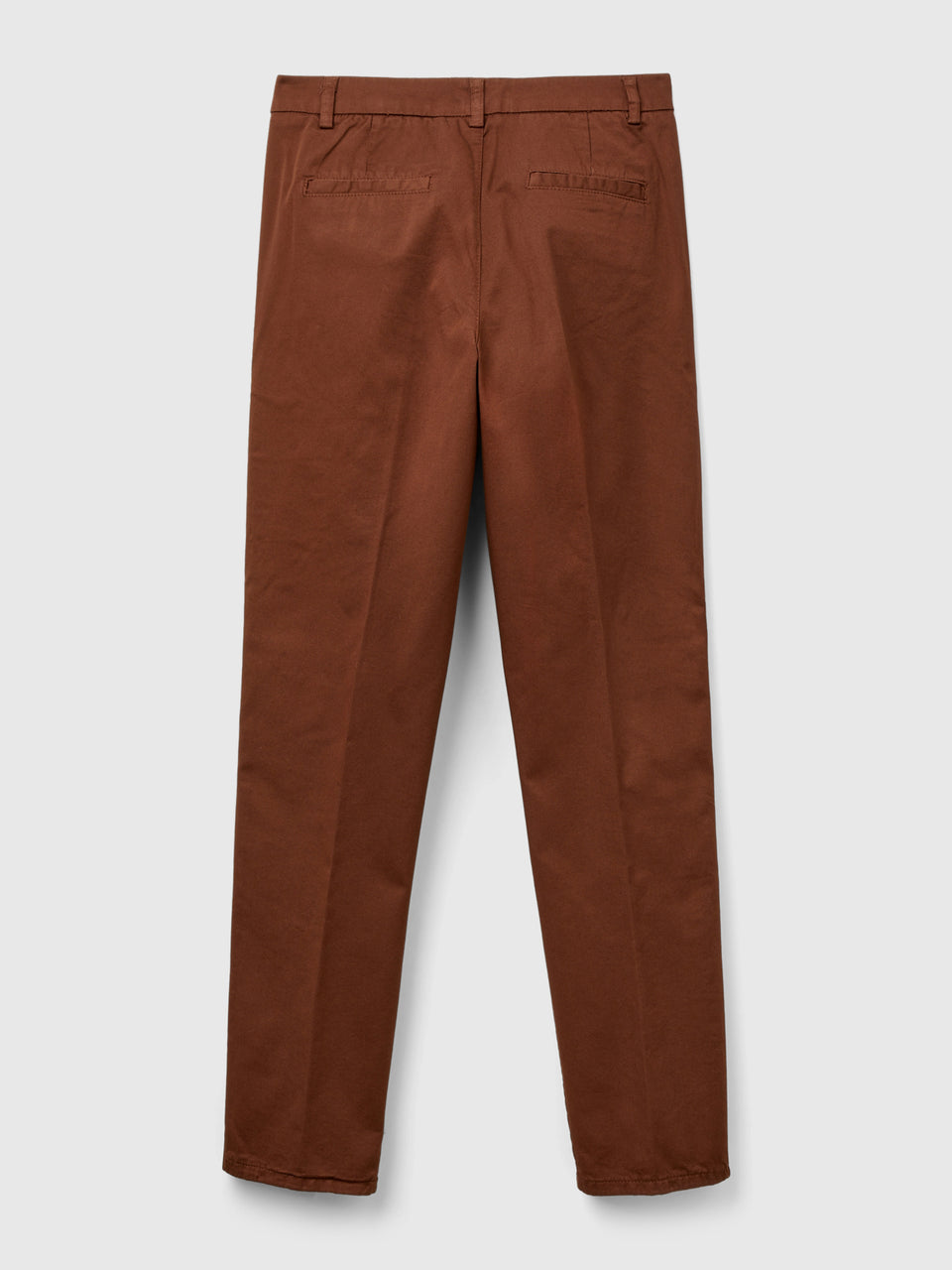 Chinos slim fit em algodão marrom escuro - ucb_image_BS