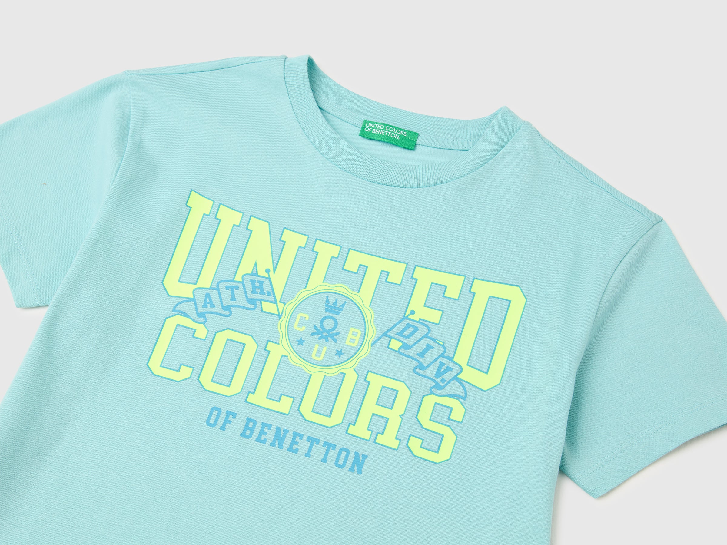 Organic cotton T-shirt with logo print - ucb_image_DS1