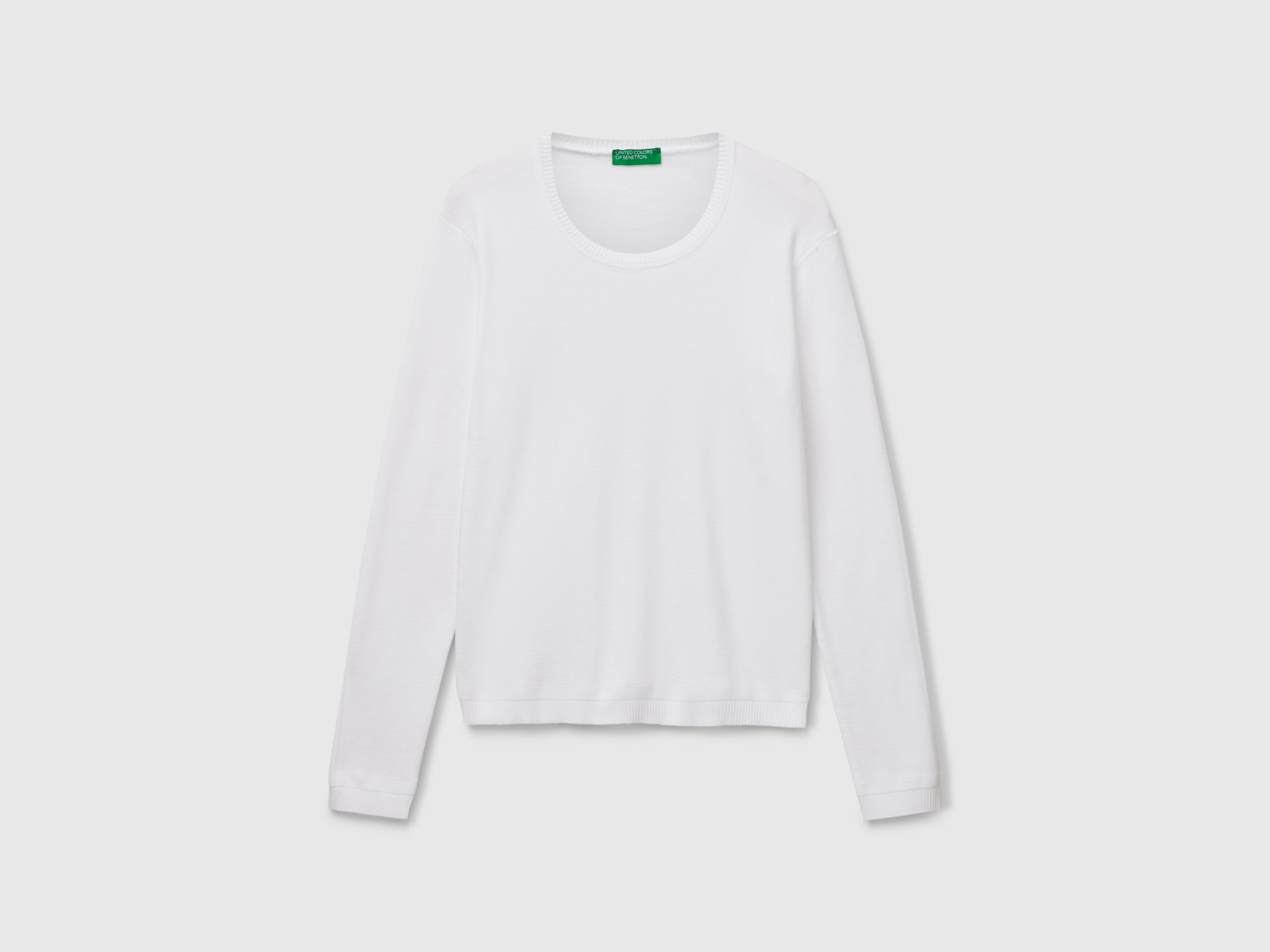 Camisola de gola redonda em algodão puro - ucb_image_FS
