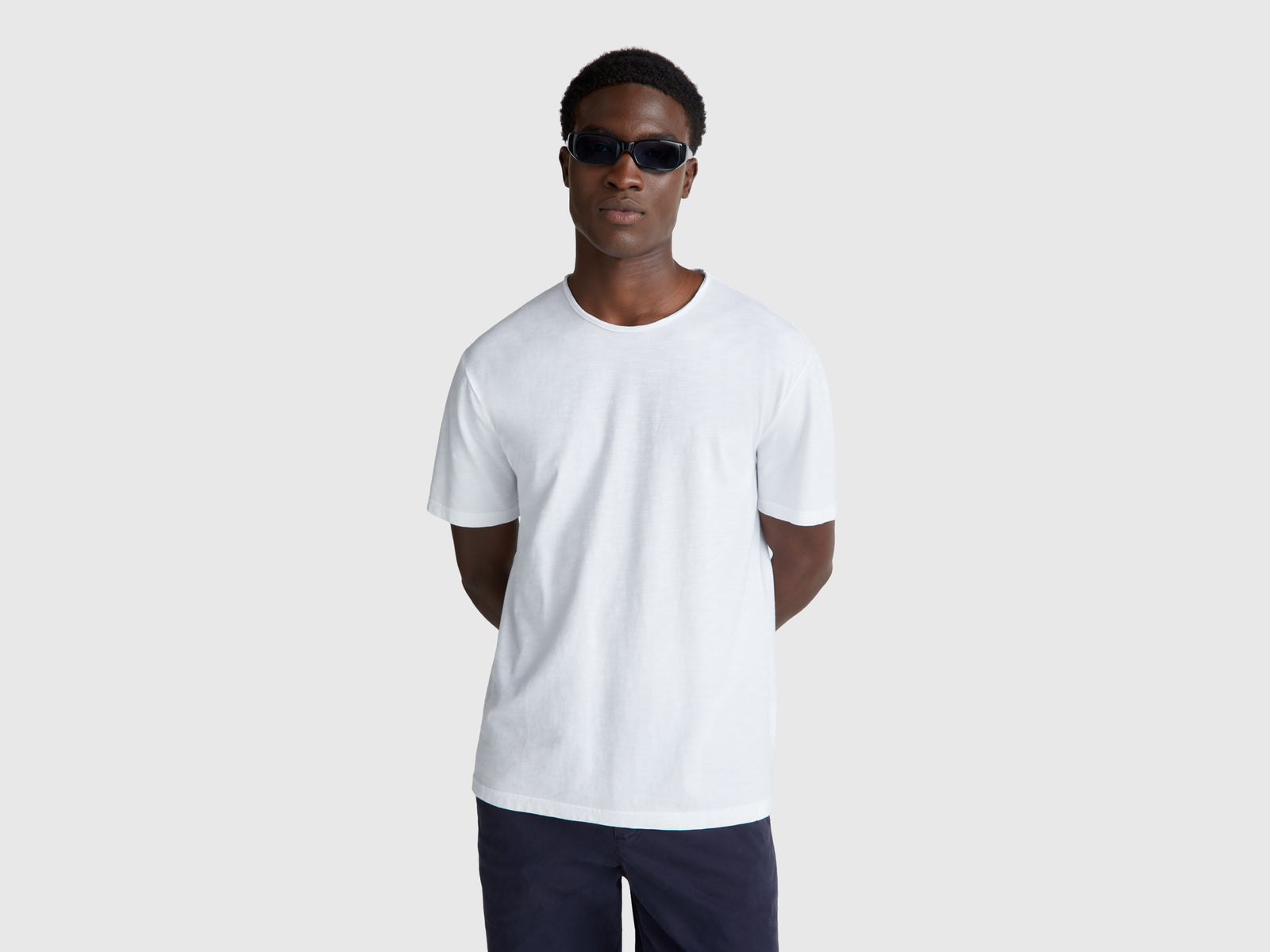 Slub cotton t-shirt