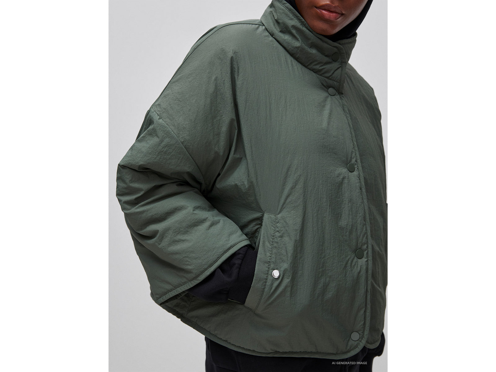 Reversible padded jacket