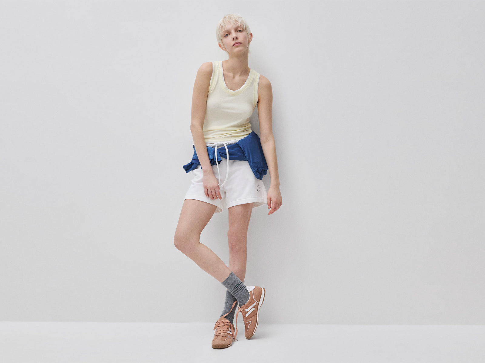 Slim fit ribbed tank top
