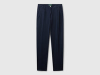 Chinos slim fit em algodão azul-escuro - ucb_image_FS