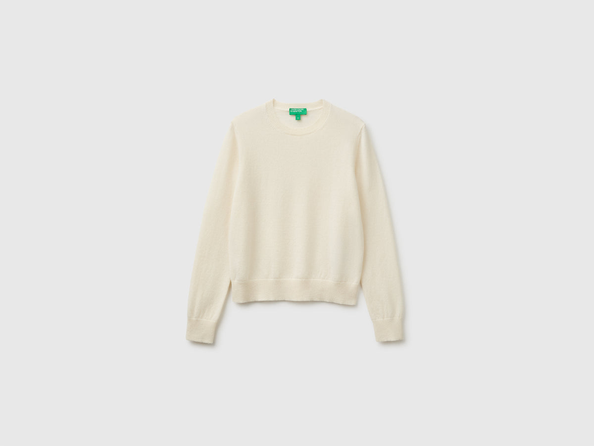 Camisola branco nata em pura caxemira - ucb_image_FS