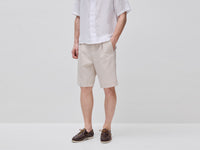 Bermudas regular fit em mistura de linho - ucb_image_F