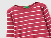 Striped t-shirt with boat neck - ucb_image_DS1