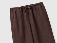 100% linen cuffed trousers - ucb_image_FY