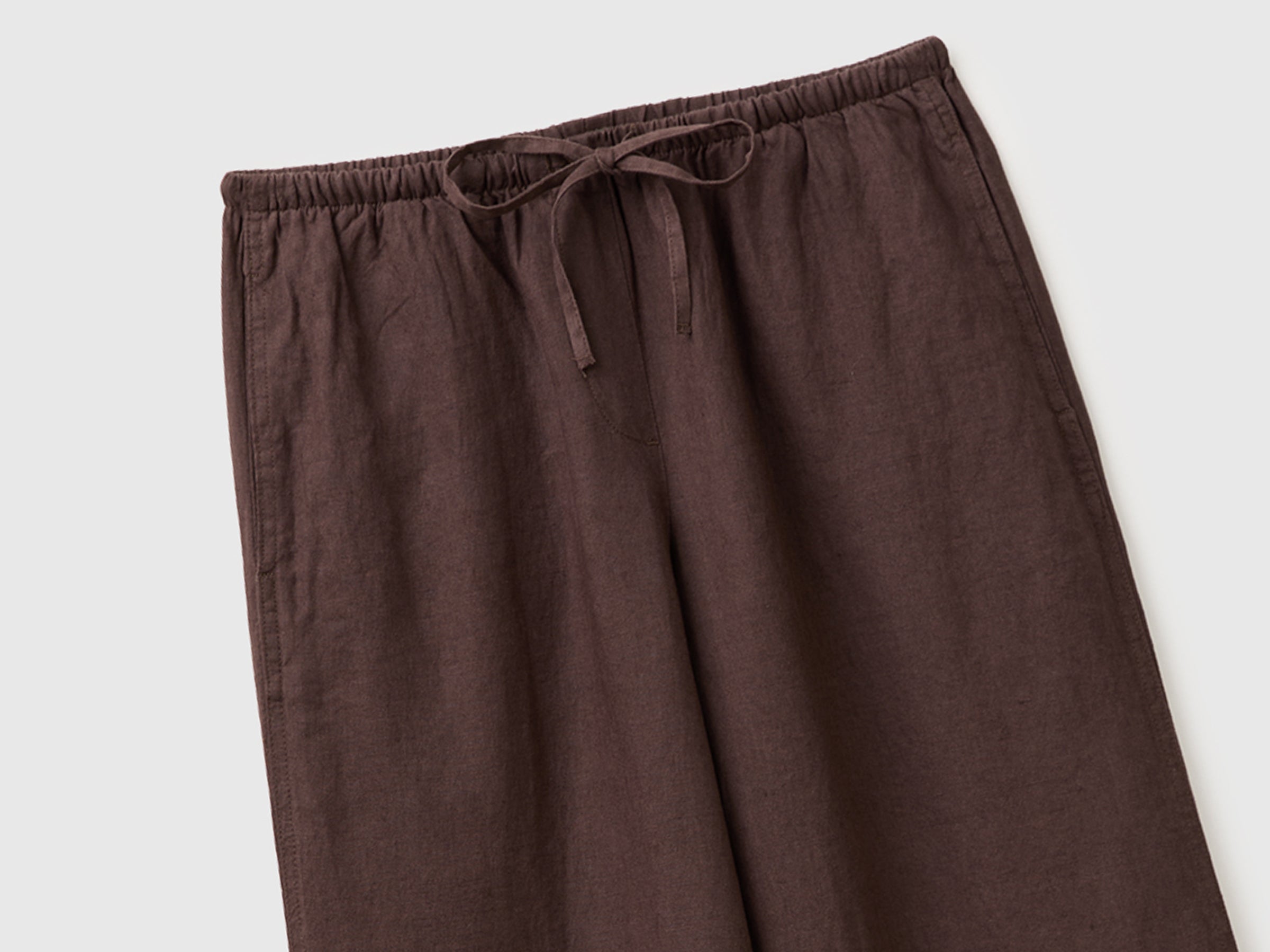 100% linen cuffed trousers - ucb_image_FY