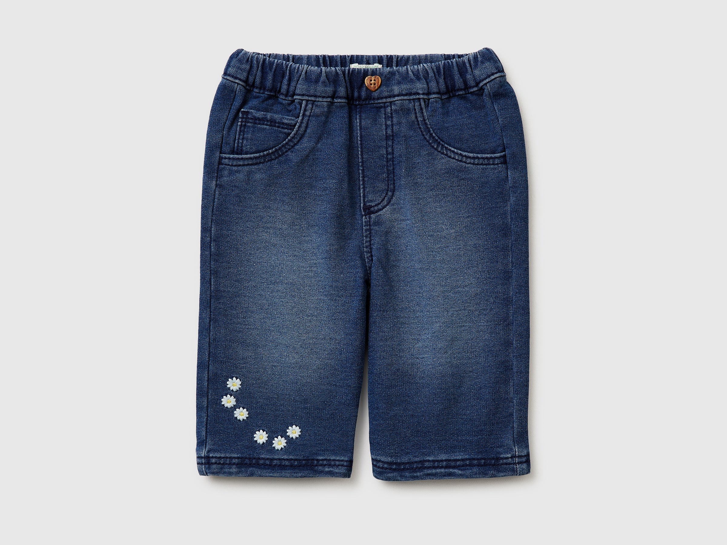 Jeans with floral embroidery - ucb_image_FS