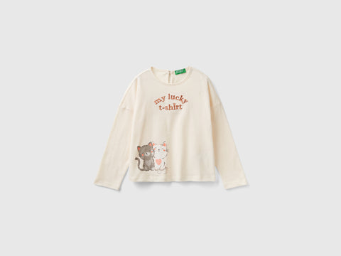 T-shirt com texto em lurex - ucb_image_FS