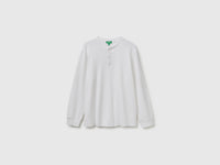 T-shirt de gola henley confortável - ucb_image_FS