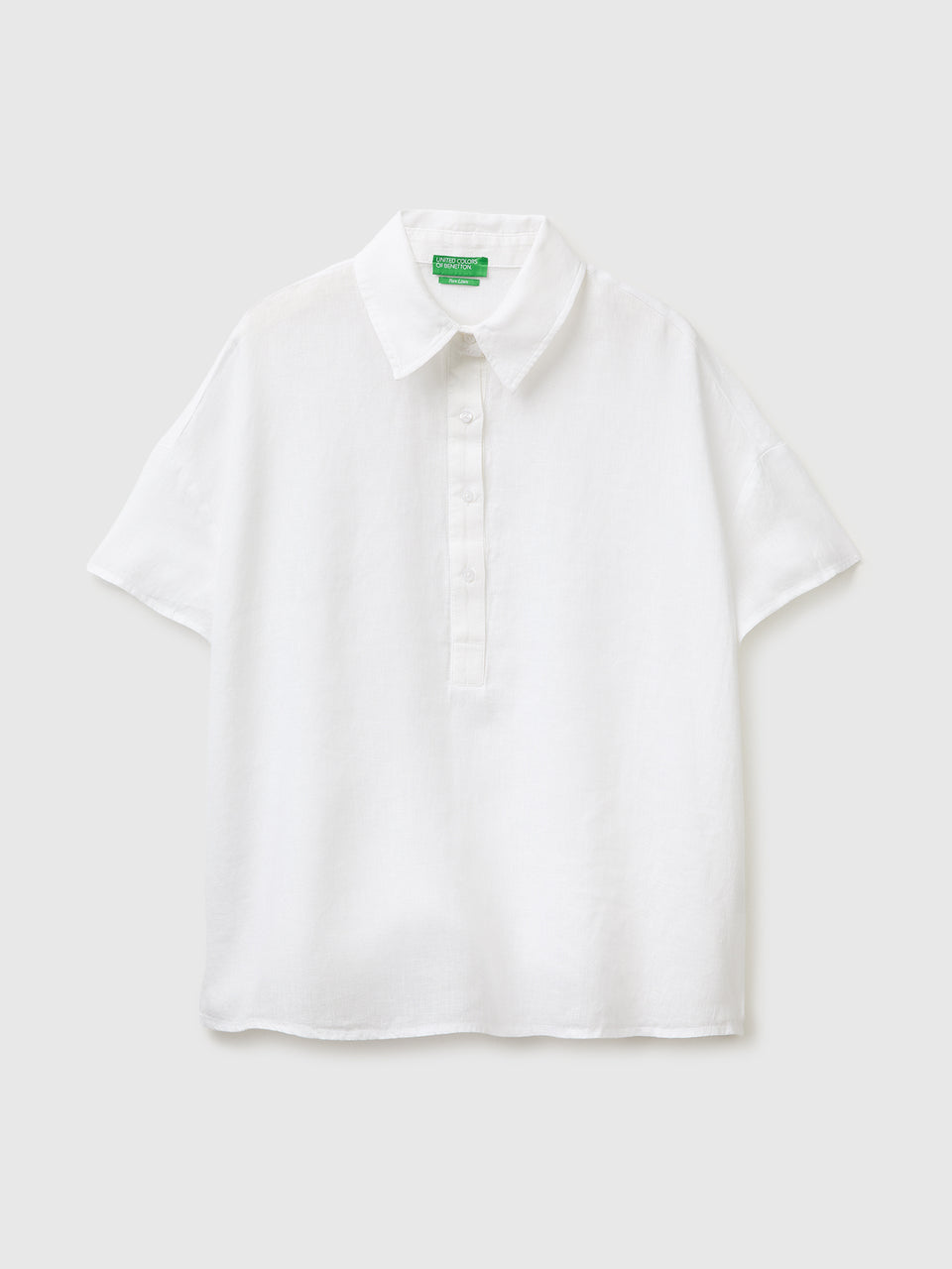 100% linen short-sleeved blouse - ucb_image_FS