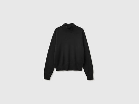 Camisola de gola alta em mistura de caxemira - ucb_image_FS