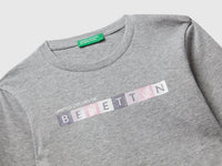 T-shirt com logótipo glitter em algodão - ucb_image_DS1