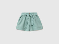 Linen blend shorts with sash - ucb_image_FS