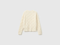 Camisola de gola redonda em chenille - ucb_image_BS