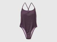 Ribbed one-piece swimsuit with lurex - ucb_image_FS