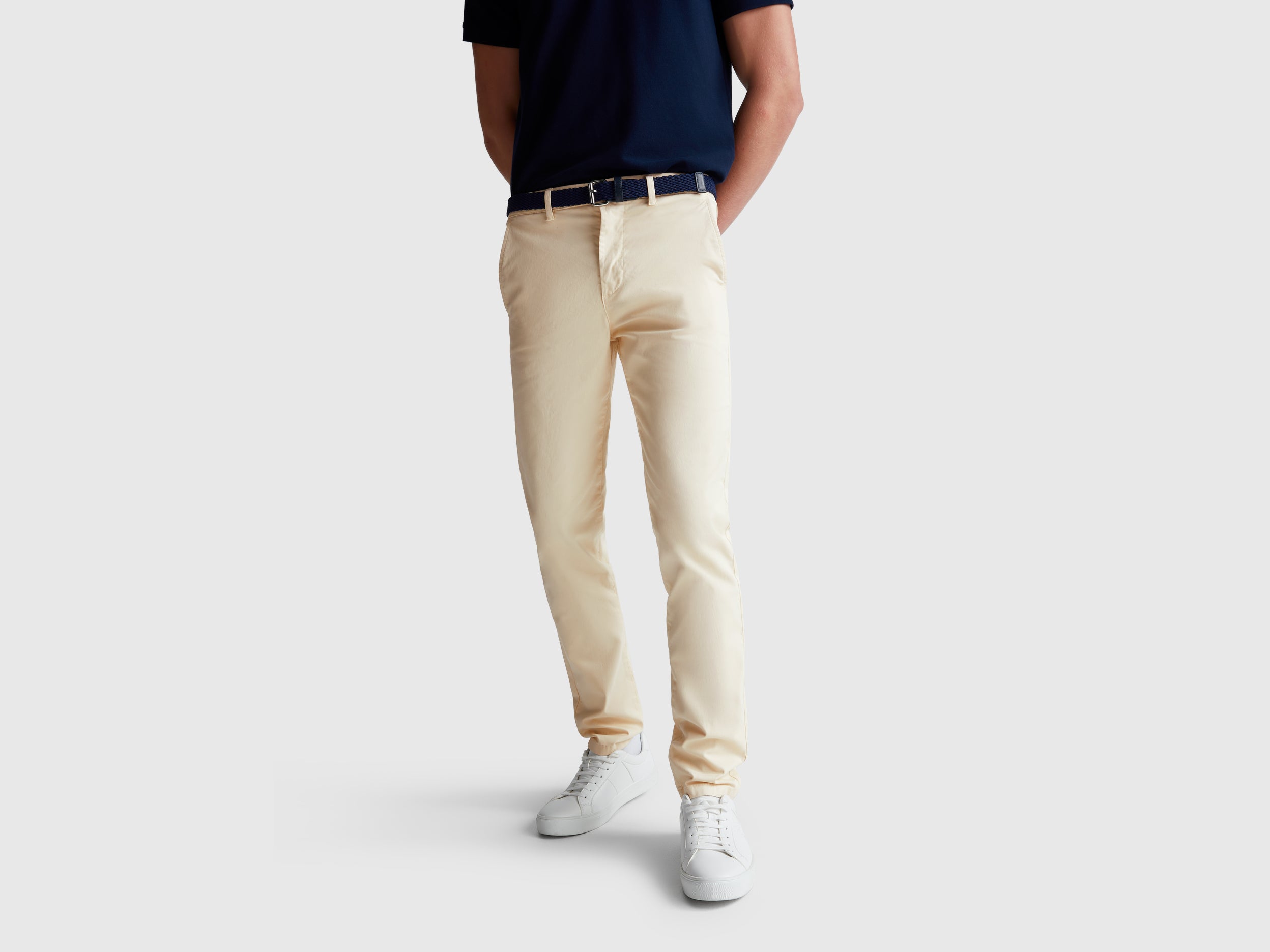 Chinos slim fit em algodão - ucb_image_F