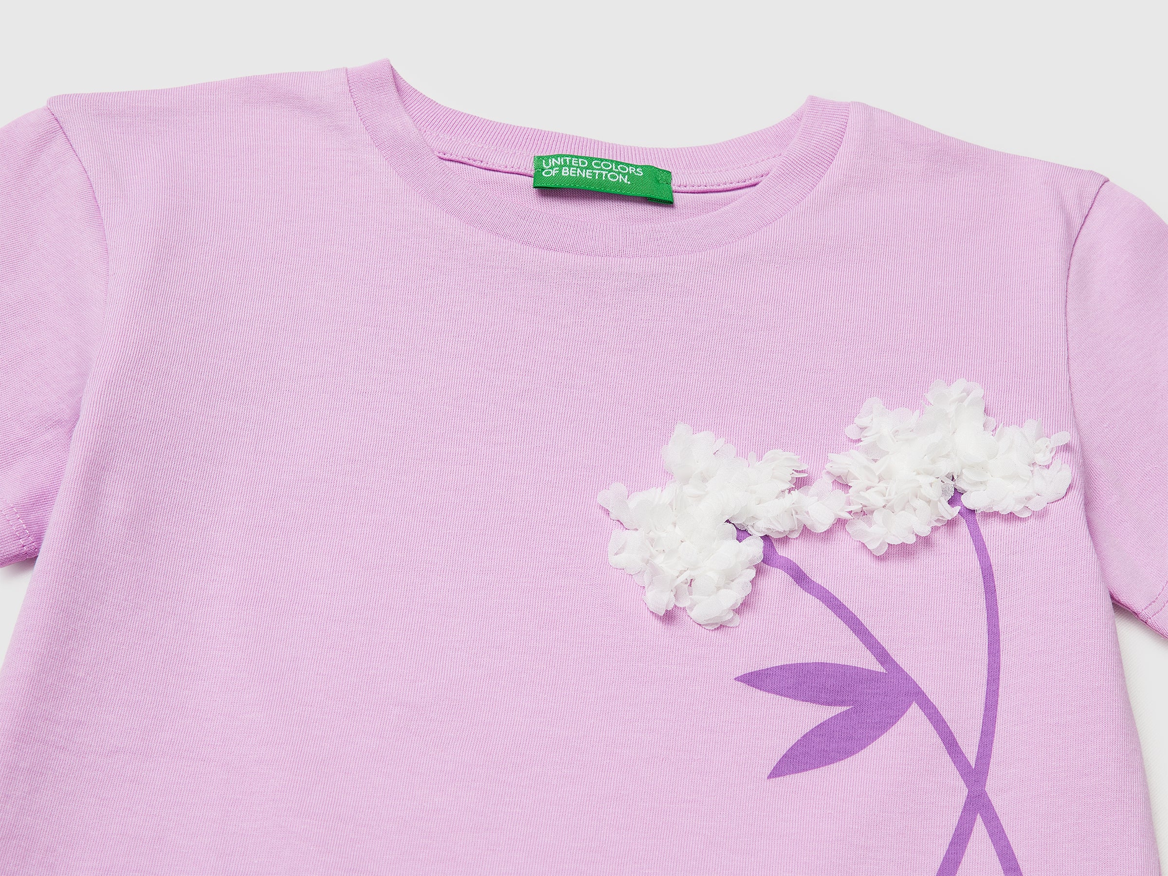 T-shirt with print and embroidery - ucb_image_DS1
