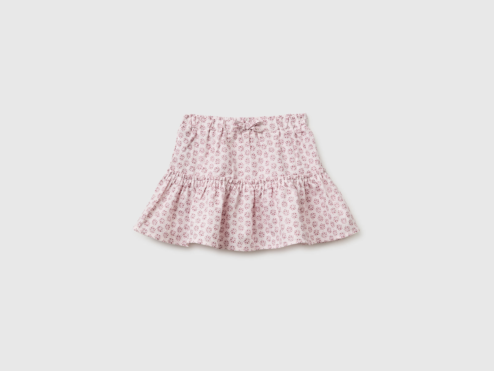 Floral skirt in linen blend - ucb_image_FS